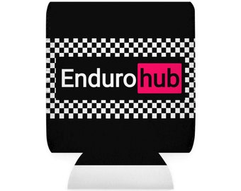 Logo rose EnduroHUB, pochette isotherme pour canette