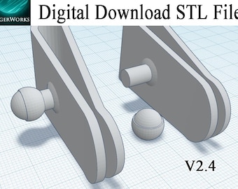 Download digitale: file STL per gancio e clip da cintura per stampanti Zebra ZQ620
