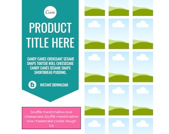Etsy Shop Kit - PLR - Listing Template, Mockups, Banners