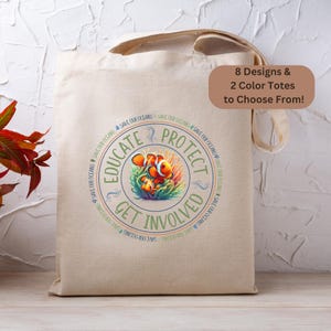 Clown Fisch Liebhaber Geschenk Tragetasche Tag der Erde Geschenk Rettet unseren Planeten Clownfisch Bester Freund Geschenk für Einweihungsparty Geschenk für besondere Anlässe