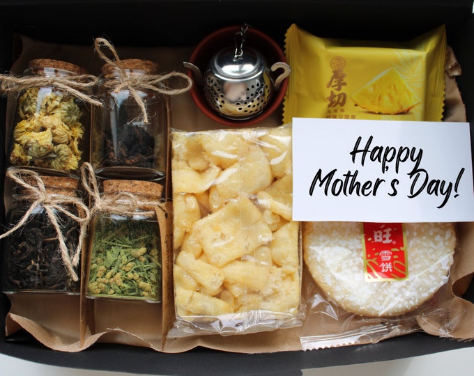 Tea Sampler Gift Set for Mother's Day - Personal gifts, personal message | Custom gift for Mother's Day | Mother's day gift | Tea lover