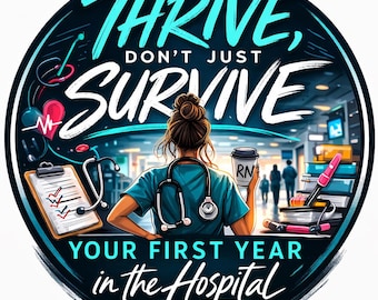 New Grad Nurse Hospital Survival Kit – Interactive App, Brain Sheets, Telemetry (Digital Download)