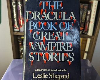 Le livre Dracula des histoires de grands vampires | Leslie Shepard | 1977 | Première édition