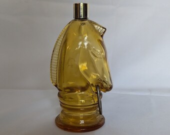 Vintage Avon Horse Head Windjammer After Shave Cologne Bottle 1970s