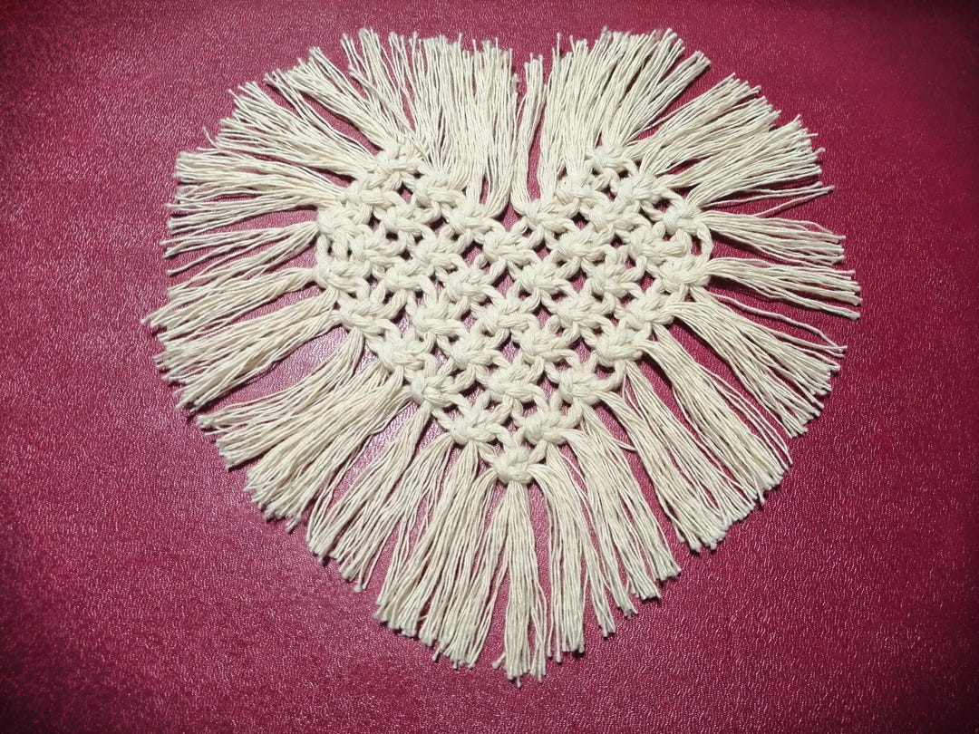 Wicker Decor Macrame, Cotton Cord Pattern, Wicker Tapestry, Napkin in ...