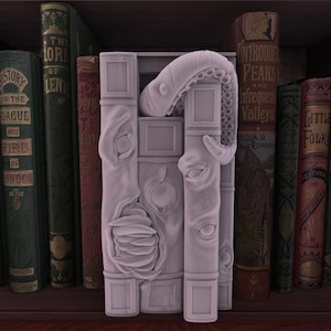 Haunted Mimic Book Monster Book Nook Diorama - Spooky - Gifts for Nerds - Gifts for Book Lovers - Unique Decor
