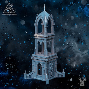 Bell tower Sanctum of Repentance Wargame Terrain Tabletop miniature gaming Large 28mm 32mm Scale TTRPG