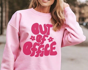 Out of Office Crewneck Sweatshirt, OOO Sweatshirt, OOO Crewneck, Out of Office Sweatshirt