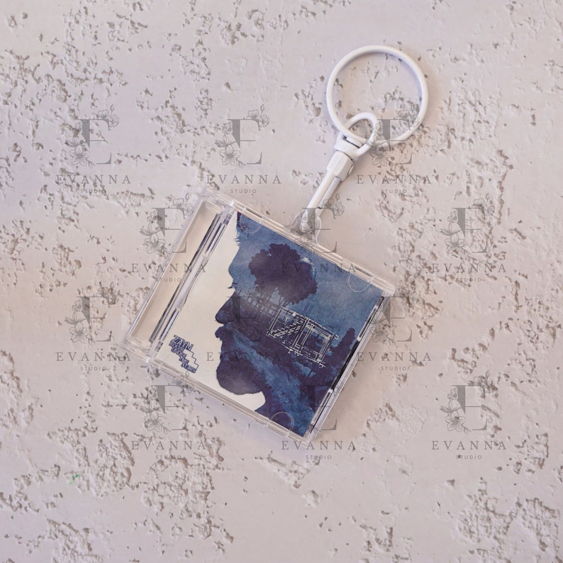 Customizable Zayn NFC Tag Mini CD Album Keychain - Personalized Music Lover Gift, Gift for Zquad
