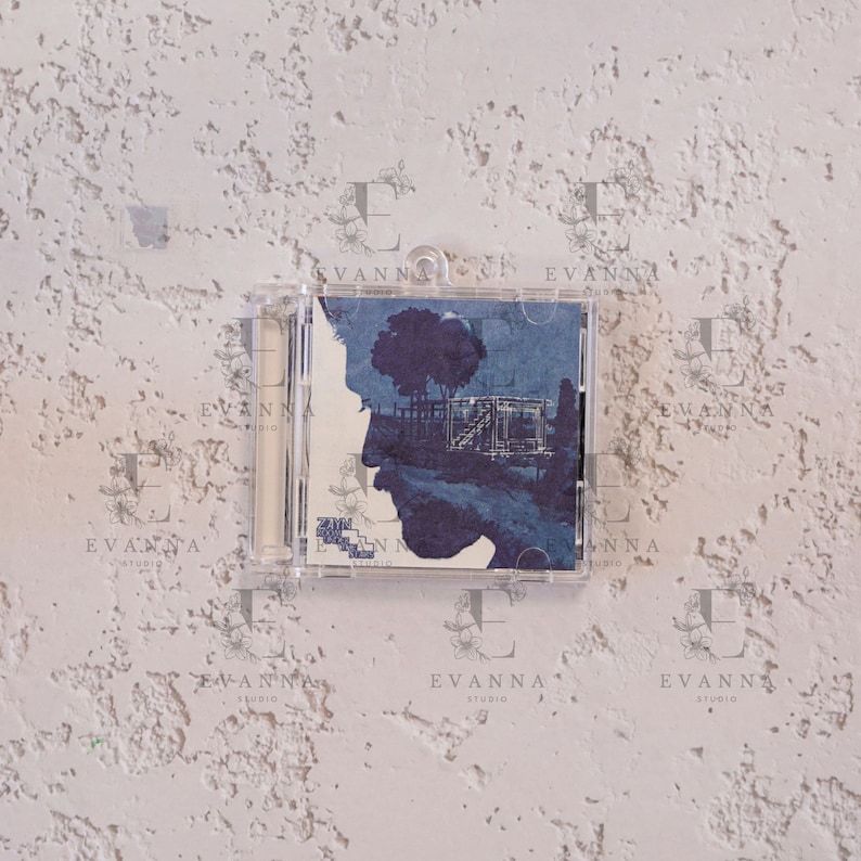 Customizable Zayn NFC Tag Mini CD Album Keychain - Personalized Music Lover Gift, Gift for Zquad