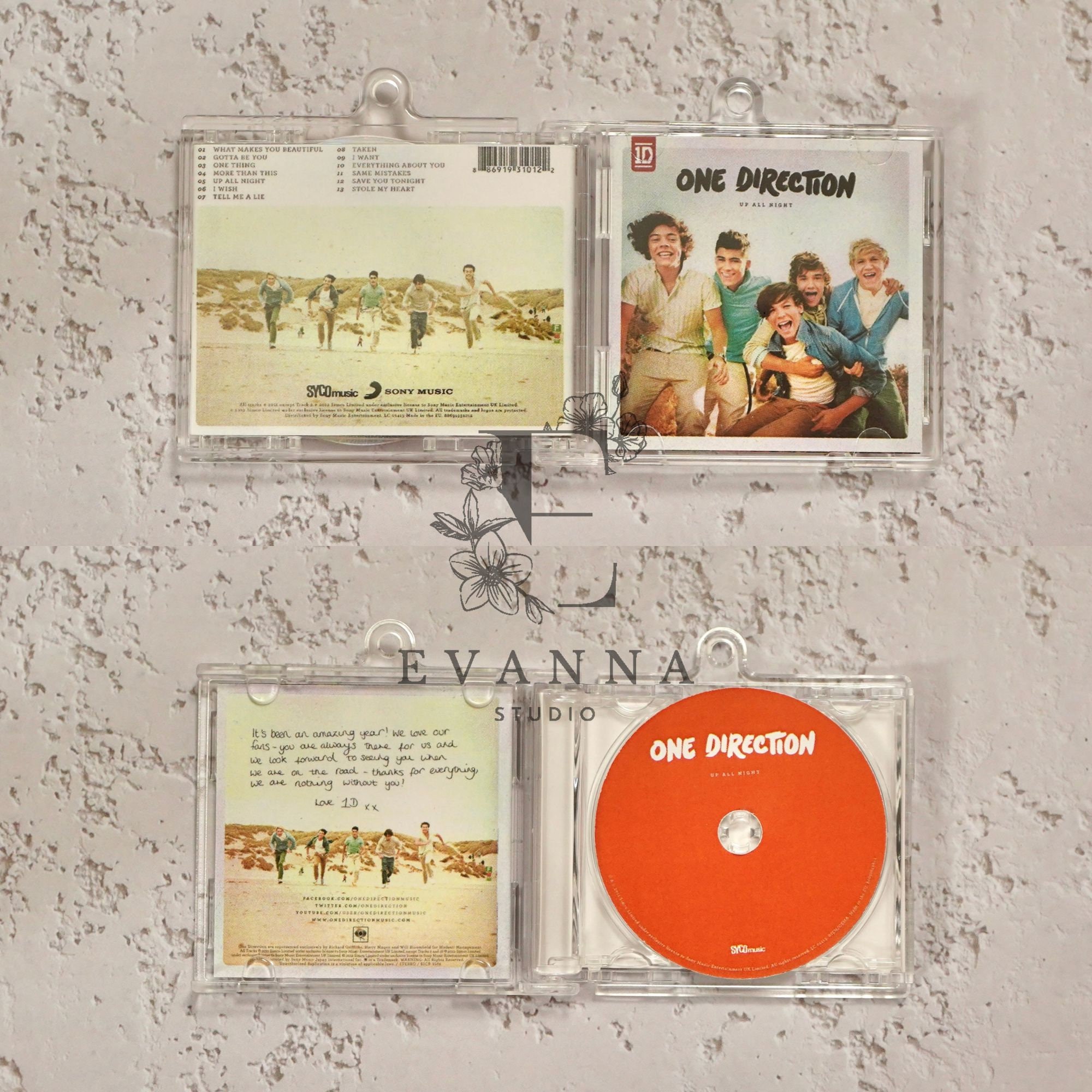 カスタム NFC ミニアルバム CD キーチェーン - One Direction