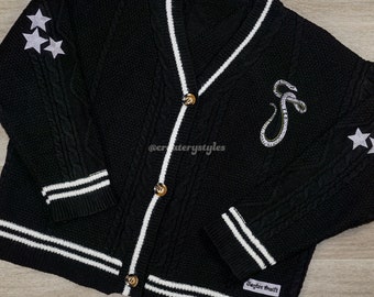 Reputation Taylor Version Black Cream Cardigan