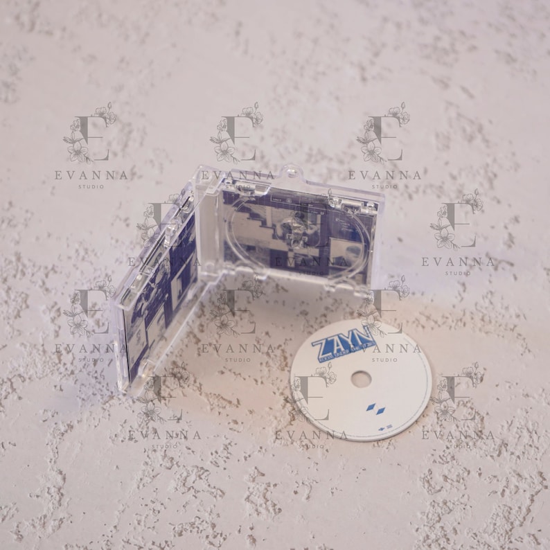 Customizable Zayn NFC Tag Mini CD Album Keychain - Personalized Music Lover Gift, Gift for Zquad