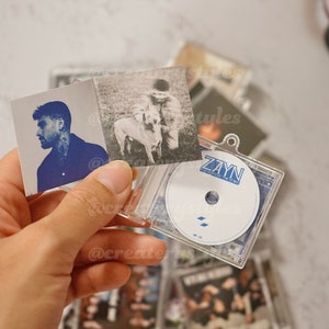 Customizable Zayn NFC Tag Mini CD Album Keychain - Personalized Music Lover Gift, Gift for Zquad