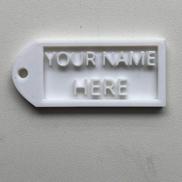 Personalized Key Chain Decoration | Your Name | 3D Printed | Custom Nametag | Custom Keychain | Keyring | Gift