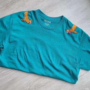 Kit de broderie pour t-shirt chat chien - pour votre propre t-shirt ou écusson !