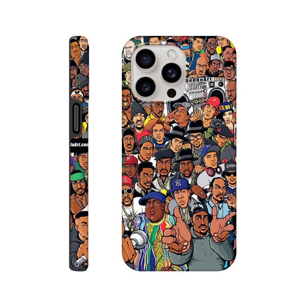 Hip-Hop/Rap Cartoon Icons ToughGuard Phone Cover for iPhone 15 14 13 12 11 Pro Max Mini XR X XS Apple Phone Cover