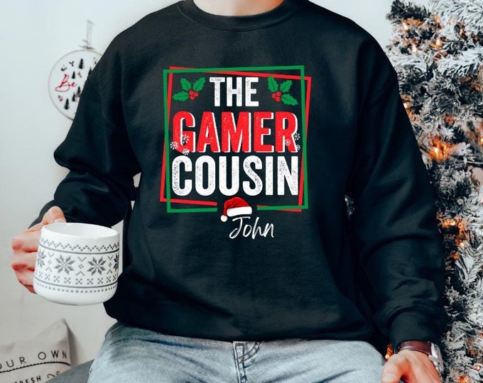 Funny Cousin Christmas Quotes Christmas Shirts, Custom Matching Christmas Family Shirts, Christmas Party Shirt, Toddler Holiday Sweatshirts