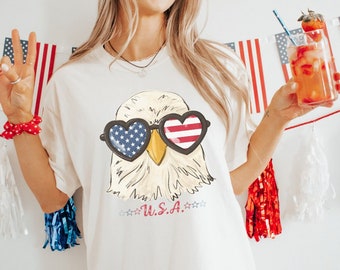 USA Bald Eagle Patriotic Shirt | 4Th Of July | American Shirt | Independence Day Shirt | 4Th July Shirt | Fourth Of July Shirt