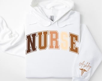 Custom Nurse Practitioner Black History Month Nurse Hoodie, Customizable Hoodie, NP Graduation Gifts, Nurse Graduation Gift, Nurse Pullover