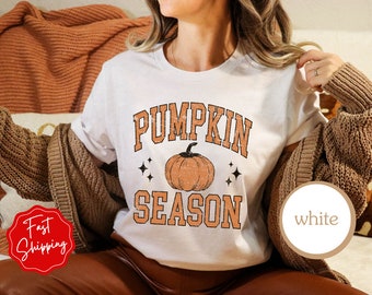 Retro Pumpkin Season Shirt, Thanksgiving shirt, Fall Shirt, Fall Sweatshirt, Pumpkin Shirt, Pumpkin Sweatshirt, Thanksgiving Vibes