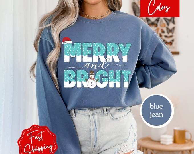 Christmas Sweatshirts for Women, Holiday Clothing Women, Gift for Her, Cute Christmas Shirt