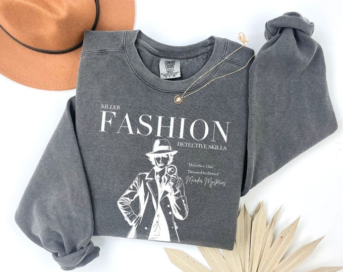 Killer Fashion Detective Skills True Crime Shirt, Murder Mystery, Detective Tshirt, Funny Shirt, Birthday Gift