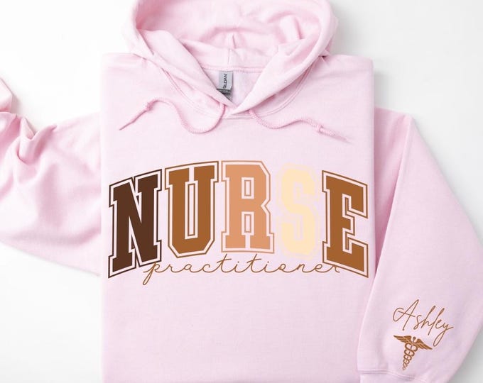 Custom Nurse Practitioner Black History Month Nurse Hoodie, Customizable Hoodie, NP Graduation Gifts, Nurse Graduation Gift, Nurse Pullover
