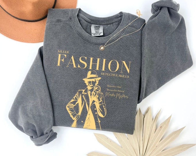 Murder Mystery Shirt, True Crime Tshirt, Detective Tshirt, Killer Fashion Detective Skills, Funny Shirt, Birthday Gift