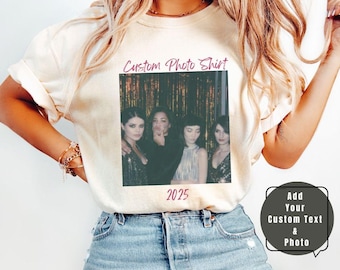 Custom Photo Shirt, Customer Shirt Photo, Customer Shirt with Photo, Personalized Photo Unisex Tee, Custom Cat Shirt Photo, Birthday Gift