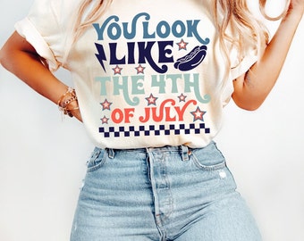 Retro You Make Me Want a Hot Dog 4Th Of July Shirt | Funny 4Th July Shirt | 4Th July Shirt Women | Independence Day Shirt | America Shirt