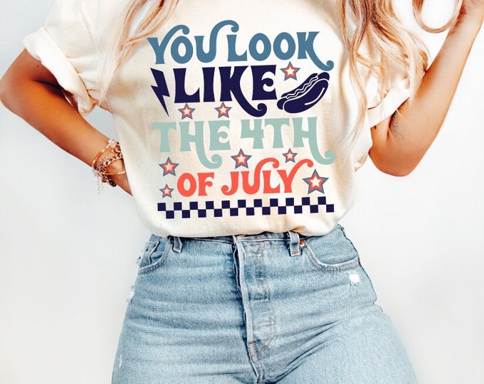 Retro You Make Me Want a Hot Dog 4Th Of July Shirt | Funny 4Th July Shirt | 4Th July Shirt Women | Independence Day Shirt | America Shirt