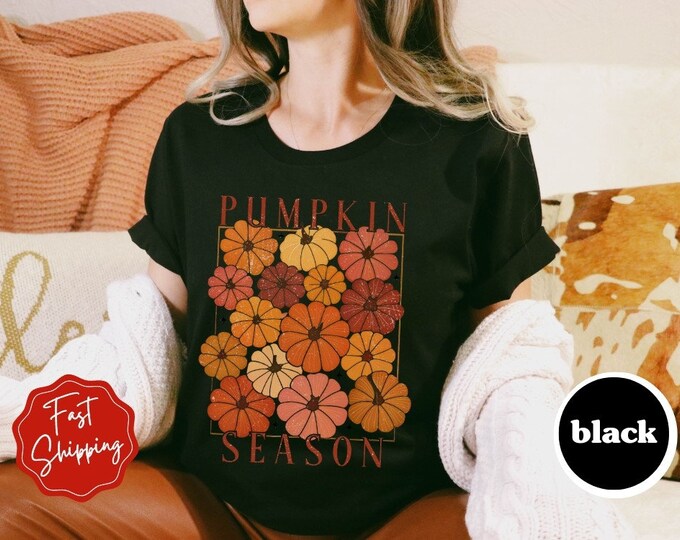 Retro Pumpkin Season Shirt, Thanksgiving shirt, Fall Shirt, Fall Sweatshirt, Pumpkin Shirt, Pumpkin Sweatshirt, Thanksgiving Vibes