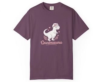 Grandmasaurus Dinosaurier Oma Shirt: Lustiges Grafik T-Shirt zum Muttertag