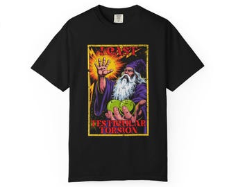Lustiger Zauberer Ich Wirf Hodentorsion Meme | Comfort Colors 1717 Stückgefärbtes schweres T-Shirt