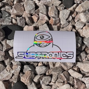 Calcomanía de vinilo Subtronics / Adhesivo impermeable de EDM Dubstep (coche, portátil, botella)