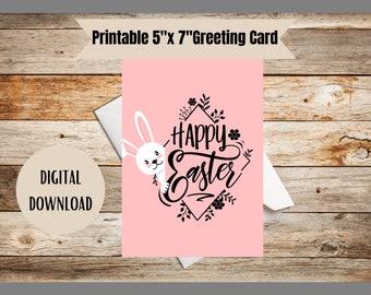 Printable Easter Folded Card :)