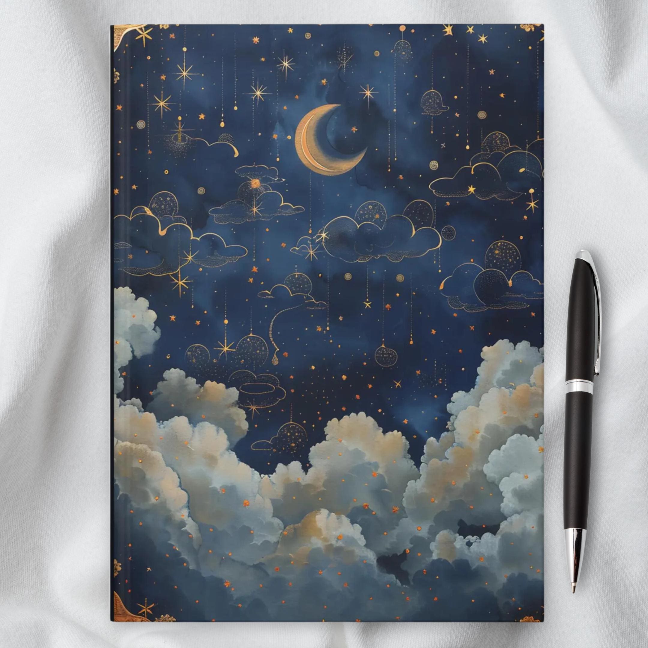 Celestial Moon Journal: Starry Night Undated Planner
