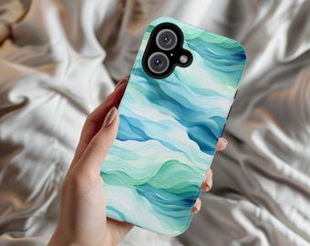 Funda MagSafe Blue Wave para iPhone 17: protección contra el agua del océano
