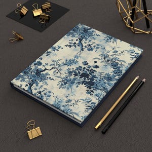 Diario Chinoiserie, cuaderno de inspiración vintage con diseño clásico, perfecto para escritores, artistas y amantes de los diarios.