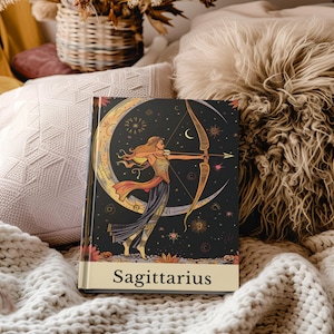 Sagittarius Zodiac Journal: Lined Hardcover Astrology Notebook
