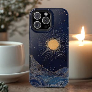 Vintage Night Sky iPhone MagSafe Case: Celestial Protective Cover