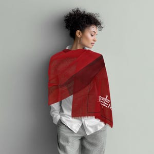 Christian Prayer Shawl: Inspirational Bible Verse Scarf