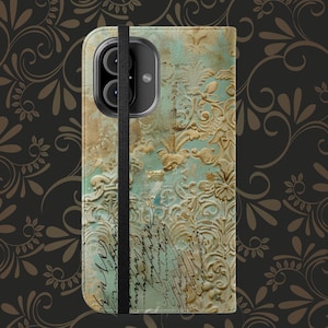 Funda tipo billetera para iPhone inspirada en Bridgerton, funda de cuero vegano con tapa para teléfono, almacenamiento de tarjetas, función de soporte, iPhone y Samsung, fanático de Bridgerton