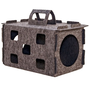 Katzenhütte, Hundehütte, Katzenbett, Katzenmöbel, Katzenhöhle, Haustierbett, Hundebett, Hundehütte, Filz Katzenhaus, Katzenminze, Katzenspielzeug