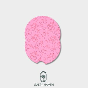 Car Coaster, Cute Pink and Red Cherry Design, Trendy Valentine&#39;s Day Accessories, Cup Holder Coaster, Car Decor