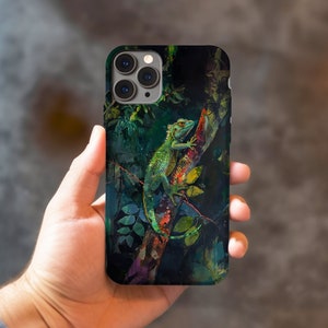 Lizard Phone Case Tough Case iPhone Samsung Galaxy Google Pixel Phone Cover iPhone Case Reptile Lover Lizard Lover Phone Case