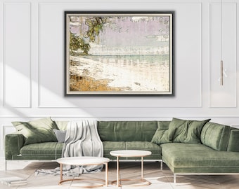 Beach coastal landscape art painting print-contemporary art-small-large