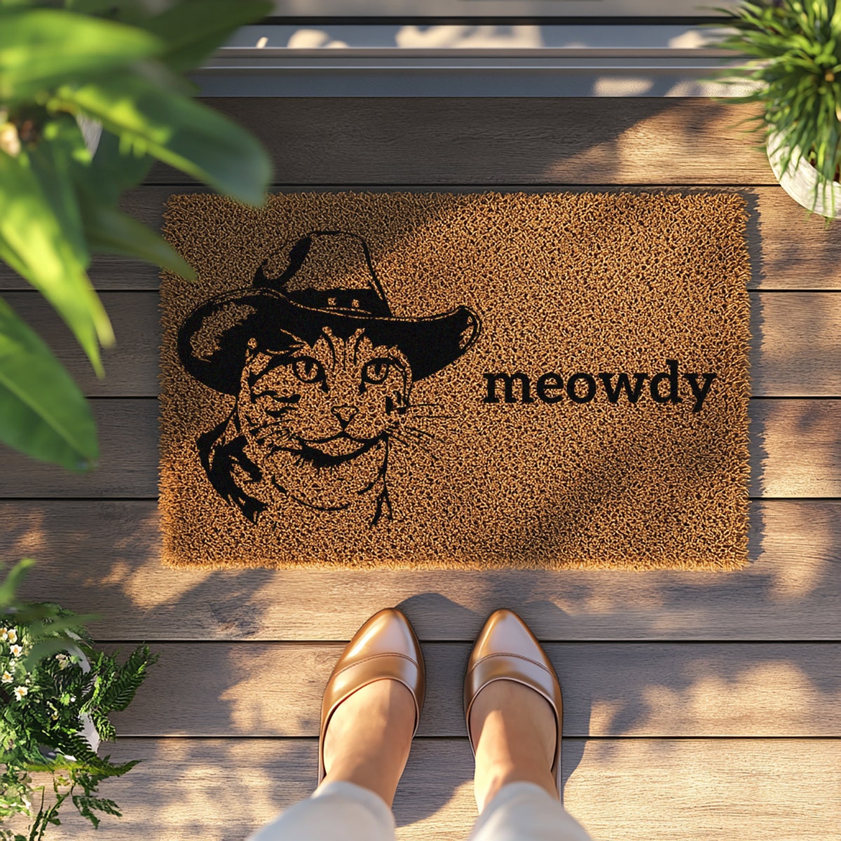 Custom Welcome Doormat, Front Door Rug, Cute Doormat, Cat Design Door Mat, Pet Lovers Gift, Housewarming Gift, Christmas Gift, New Home Gift - Etsy