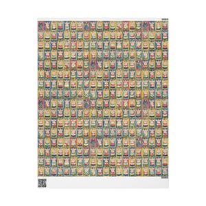 Papel de regalo de luchadores de sumo - Reimpresión vintage de un xilógrafo de Tagawa Yoshikazu - Papel de regalo japonés para cumpleaños, fiestas y ocasiones especiales imagen 8